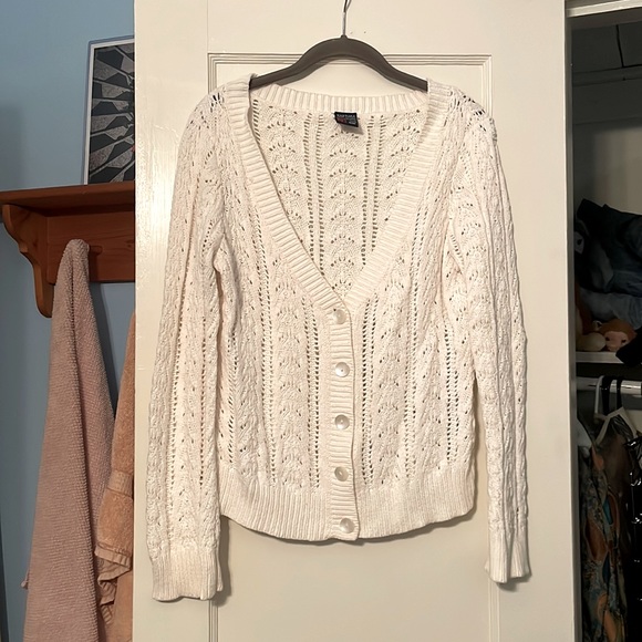 Cotton and acrylic cardigan - Picture 1 of 1